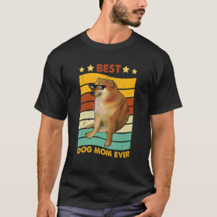 Camiseta Mejor Mamá Perro Cita A La Madre Del Perro Disfrúe