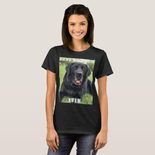 Camiseta Mejor Mamá Perro Foto Divertida Mascota De Cachorr