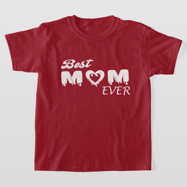 Camiseta Mejor Mamá Personalizada De La Historia (Distribución)