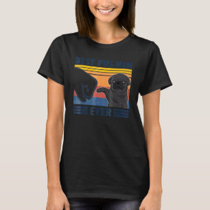 Camiseta Mejor Mamá Pug Que Jamás Madres De Perro