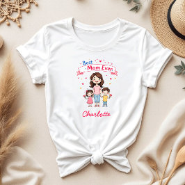 Camiseta Mejor Mamá Que Mamá Tee | Día personalizado de la 