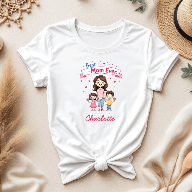 Camiseta Mejor Mamá Que Mamá Tee | Día personalizado de la  (Subido por el creador)