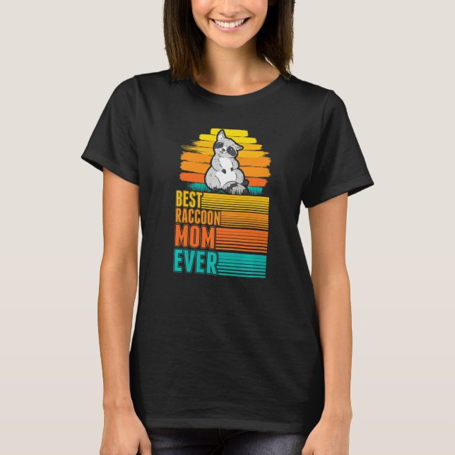 Camiseta Mejor Mamá Raccoon (Anverso)