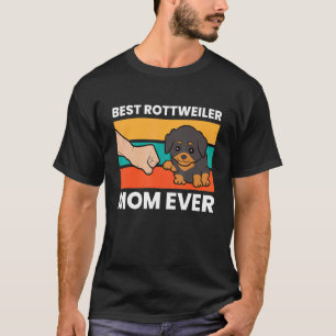 Camiseta Mejor Mamá Rottie Mejor Madre Rottweiler Nunca