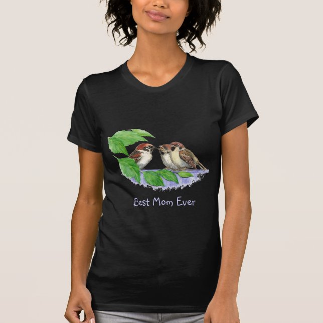 Camiseta Mejor Mamá Siempre Sparrow Cuird Family (Anverso)