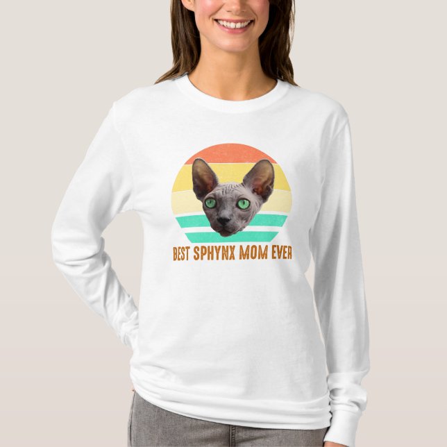 Camiseta Mejor Mamá Sphynx Nunca (Anverso)