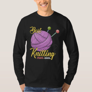 Camiseta Mejor Mamá Tejiendo Siempre Ganchillo Hilo Día de