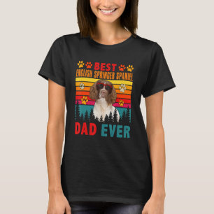 Camiseta Mejor Manzano Inglés Springer Spaniel Dad Perro Nu
