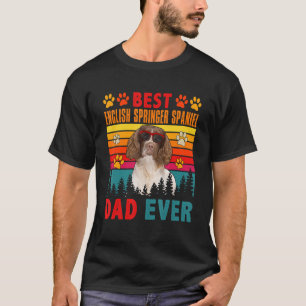 Camiseta Mejor Manzano Inglés Springer Spaniel Dad Perro Nu
