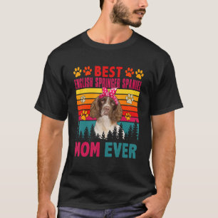 Camiseta Mejor Manzano Inglés Springer Spaniel Mom Ever Dog