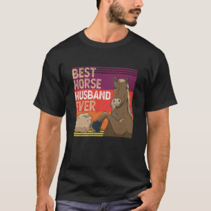 Camiseta Mejor Marido de Caballo, siempre divertida, amante
