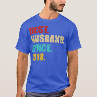 Camiseta Mejor marido desde 2018 por quinto aniversario bod