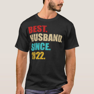 Camiseta Mejor marido desde 2022 por primer aniversario bod