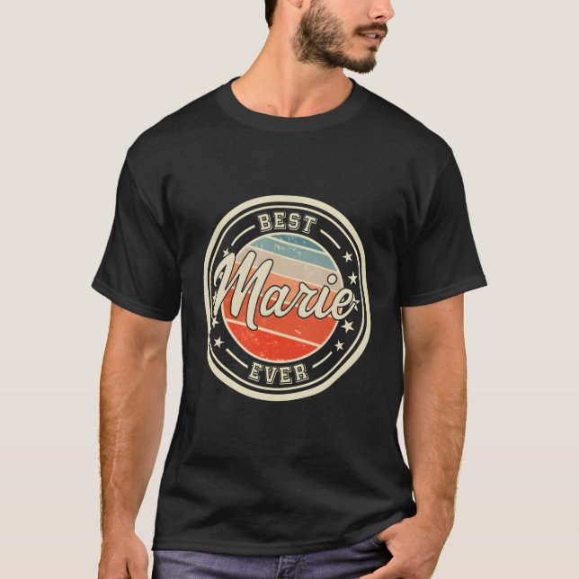 Camiseta Mejor Marie que haya dicho nombre Marie (Anverso)