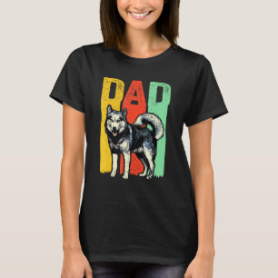 Camiseta Mejor Mascota siberiano Husky Dad Retro Huskies Do