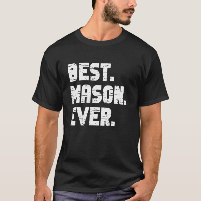 Camiseta Mejor Mason Nombrar Nacimientos Muy Populares Vest (Anverso)