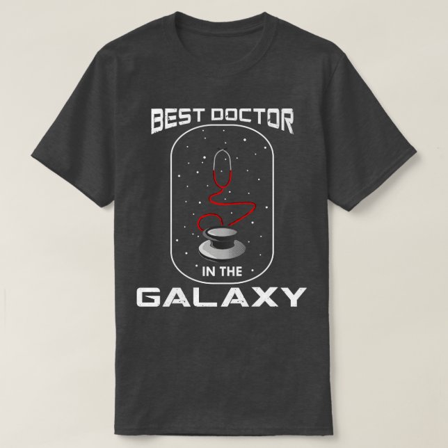 Camiseta Mejor médica de la galaxia (Diseño del anverso)