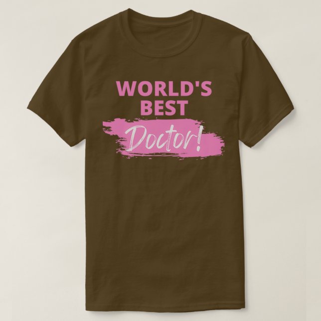 Camiseta Mejor médica de Worldx27 (Diseño del anverso)