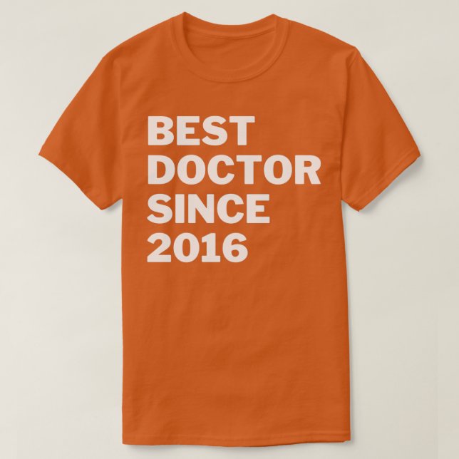 Camiseta Mejor Médica desde 2016 (Diseño del anverso)