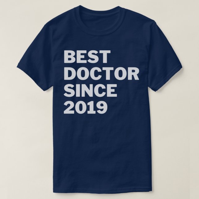 Camiseta Mejor Médica desde 2019 1 (Diseño del anverso)