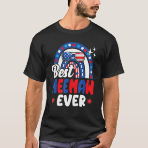 Camiseta Mejor Meemaw Ever Gafas De Sol Arcoiris Bandera Es