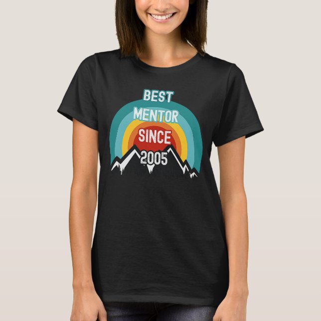 Camiseta Mejor Mentor Desde 2005 (Anverso)