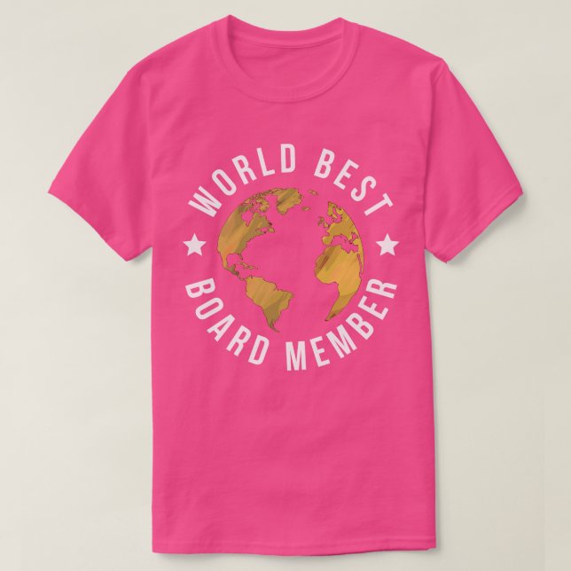 Camiseta Mejor Miembro del Consejo del Mundo (Diseño del anverso)