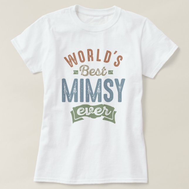 Camiseta Mejor Mimsy (Diseño del anverso)