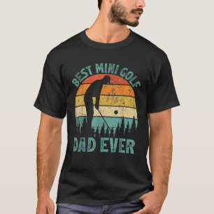 Camiseta Mejor Mini Golf de Vintage divertida en el Día del