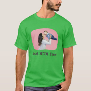 Camiseta Mejor MOM alguna vez subir tu foto de familia hori