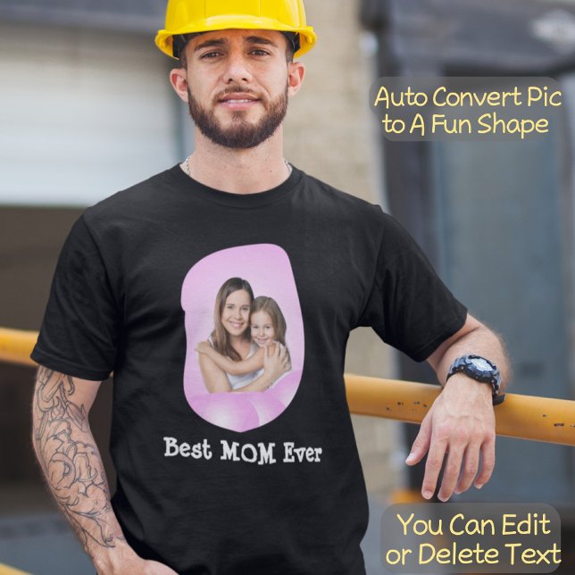 Camiseta Mejor MOM alguna vez subir tu foto familiar (Subido por el creador)
