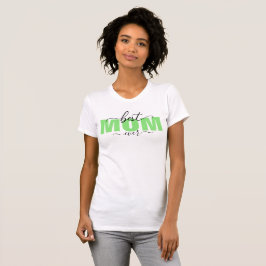 Camiseta Mejor MOM de la historia, verde, nombres de niños