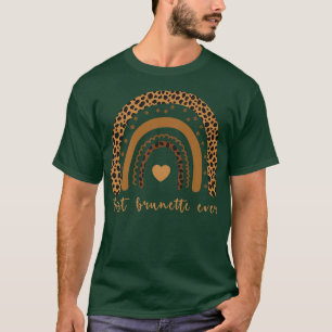 Camiseta Mejor morena divertida para las mujeres con lluvia