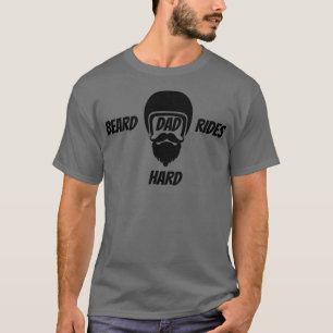 Camiseta Mejor moto barbudo papá