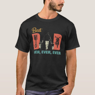 Camiseta Mejor Motocross Dad siempre Dirt Bike Vintage Padr