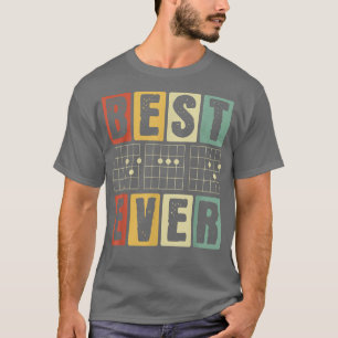 Camiseta Mejor Musical Jugador de Guitarra Papi