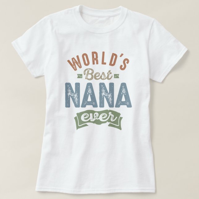 Camiseta Mejor Nana (Diseño del anverso)
