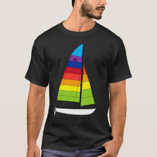 Camiseta Mejor navegación en el Hobie 16 Catamaran Sailboat