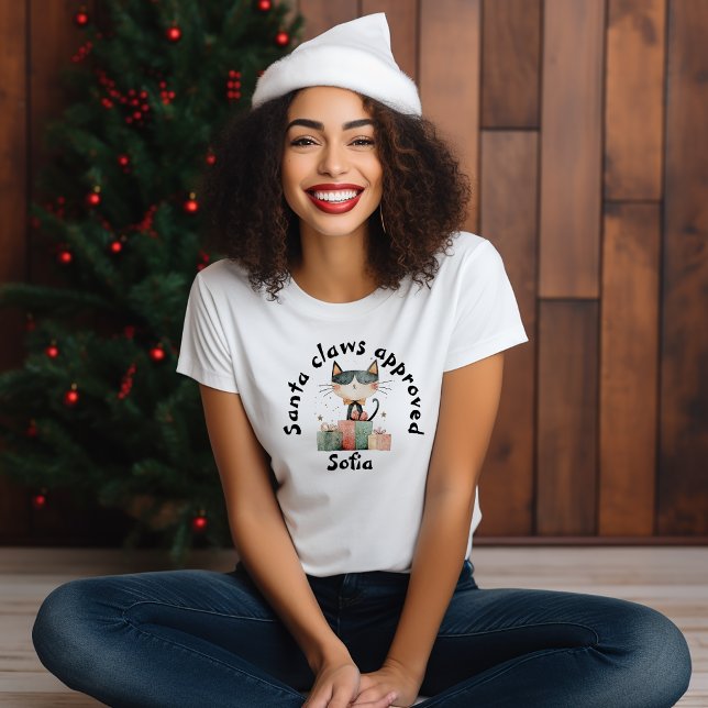 Camiseta Mejor Navidad irónico de gatos mamá nombra camiset (Subido por el creador)