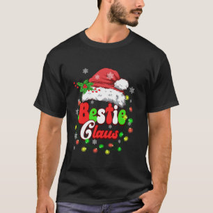 Camiseta Mejor Navidades Amigo Bestie Claus Parejas Santa X