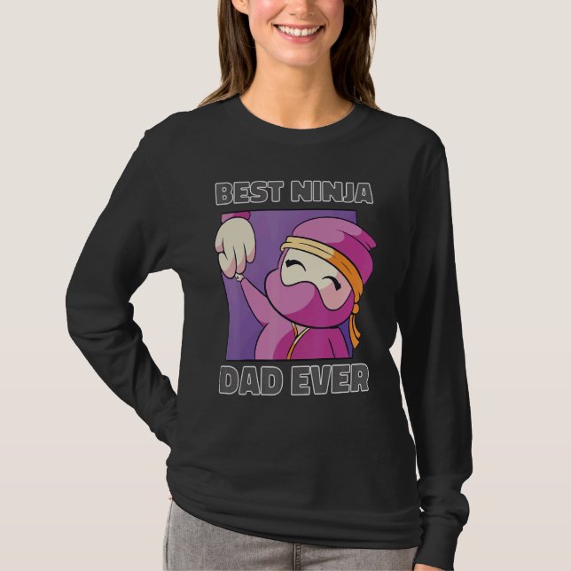 Camiseta Mejor Ninja Dad (Anverso)