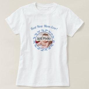 Camiseta Mejor niño/a nuevo madre/madre madre/foto familiar