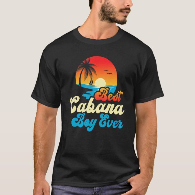 Camiseta Mejor niño cabana de todos los árboles de palmas d (Anverso)