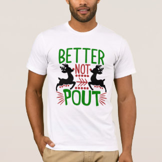 Camiseta Mejor no sacar a los Navidades de renos