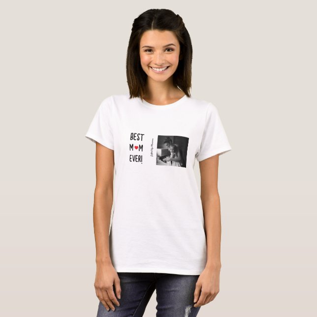 Camiseta Mejor nombre de Personalizable de mamá de todos lo (Anverso completo)