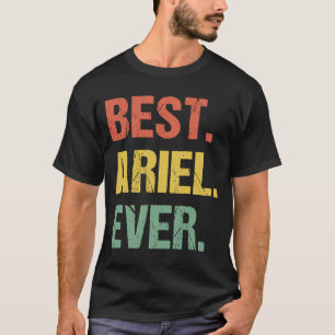Camiseta Mejor nombre retro Ariel apodo Humor