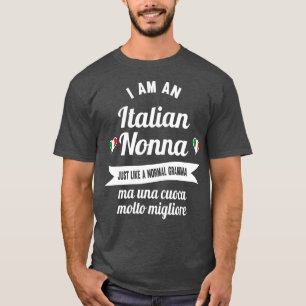 Camiseta Mejor Nonna italiana Gran Abuela italiana y