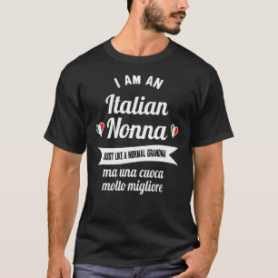 Camiseta Mejor Nonna Italiana - Gran Abuela Italiana y Coo