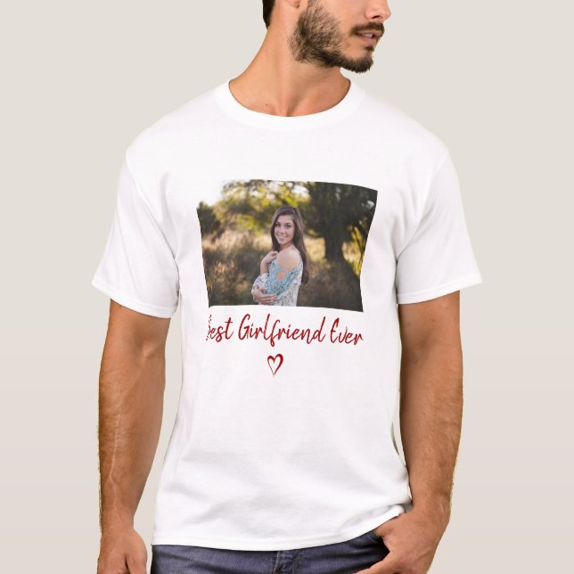 Camiseta Mejor Novia del Corazón Rojo (Anverso)