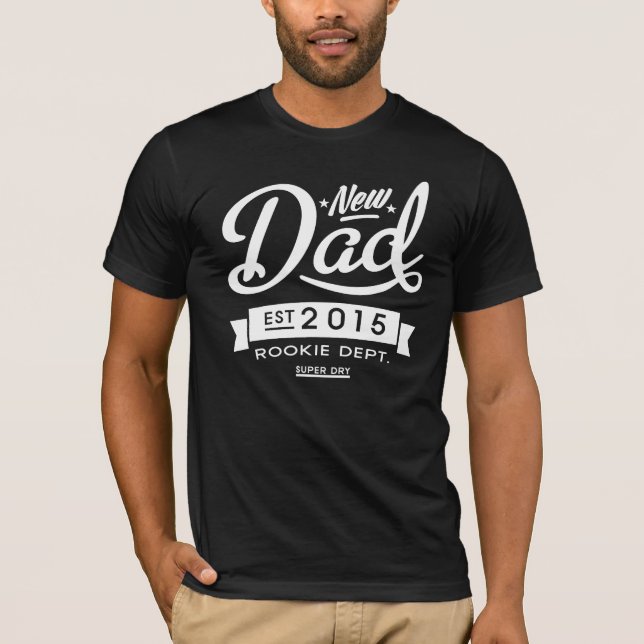 Camiseta Mejor Nuevo Padre Oscuro 2015 (Anverso)